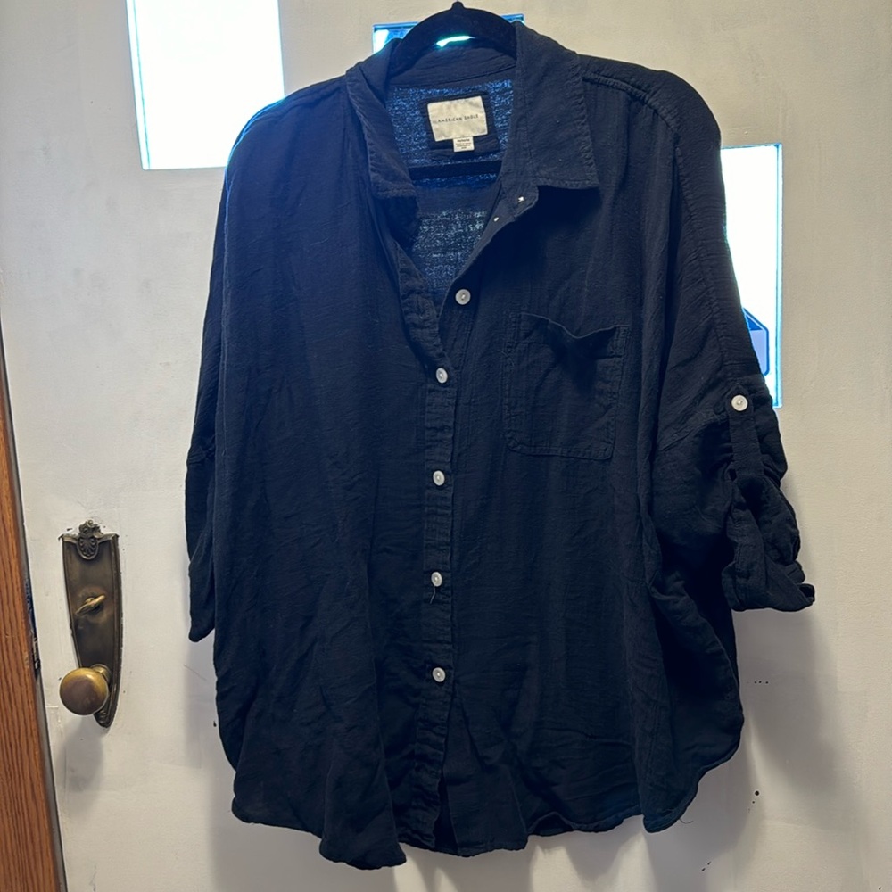 American eagle oversized beach top